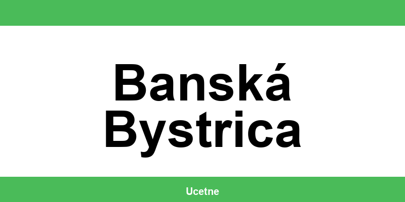 Kontakt a bankomat Prima banka Banská Bystrica