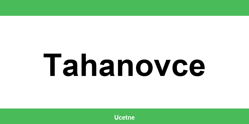 Kontakt a bankomat Prima banka Tahanovce