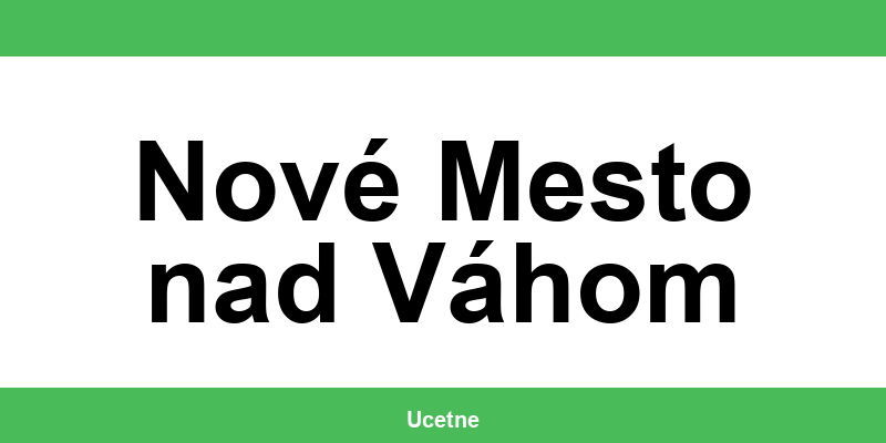 Kontakt a bankomat Prima banka Nové Mesto nad Váhom